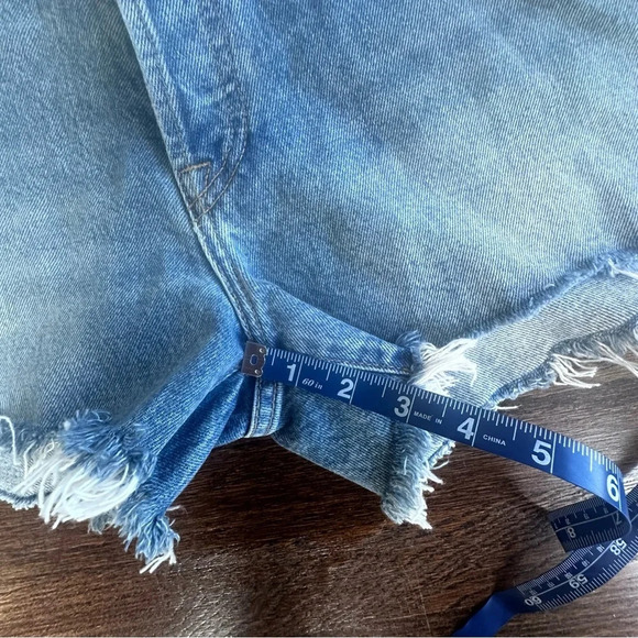 RE/DONE Revolve Hight Rise Buttoned Fly Shorts size 31 Pristine Condition - Picture 5 of 13